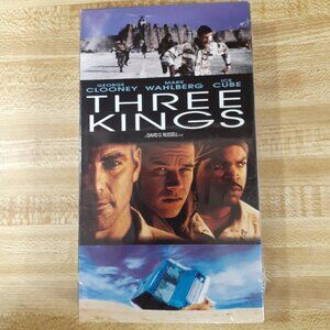 Three Kings 1999 VHS George Clooney Mark Wahlberg Ice Cube Factory Sealed Y2K